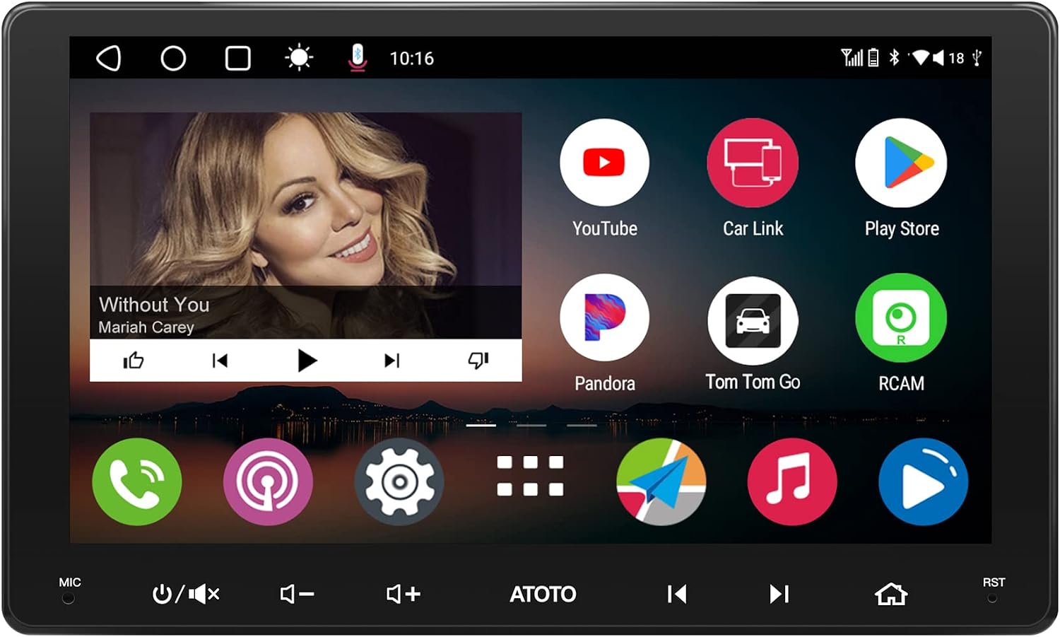 [9inch] ATOTO A6 PF A6G209PF Double-DIN Android Car Stereo, Wireless CarPlay & Android Auto, IPS Display, Dual Bluetooth, HD Rearview with LRV, 2G+32G