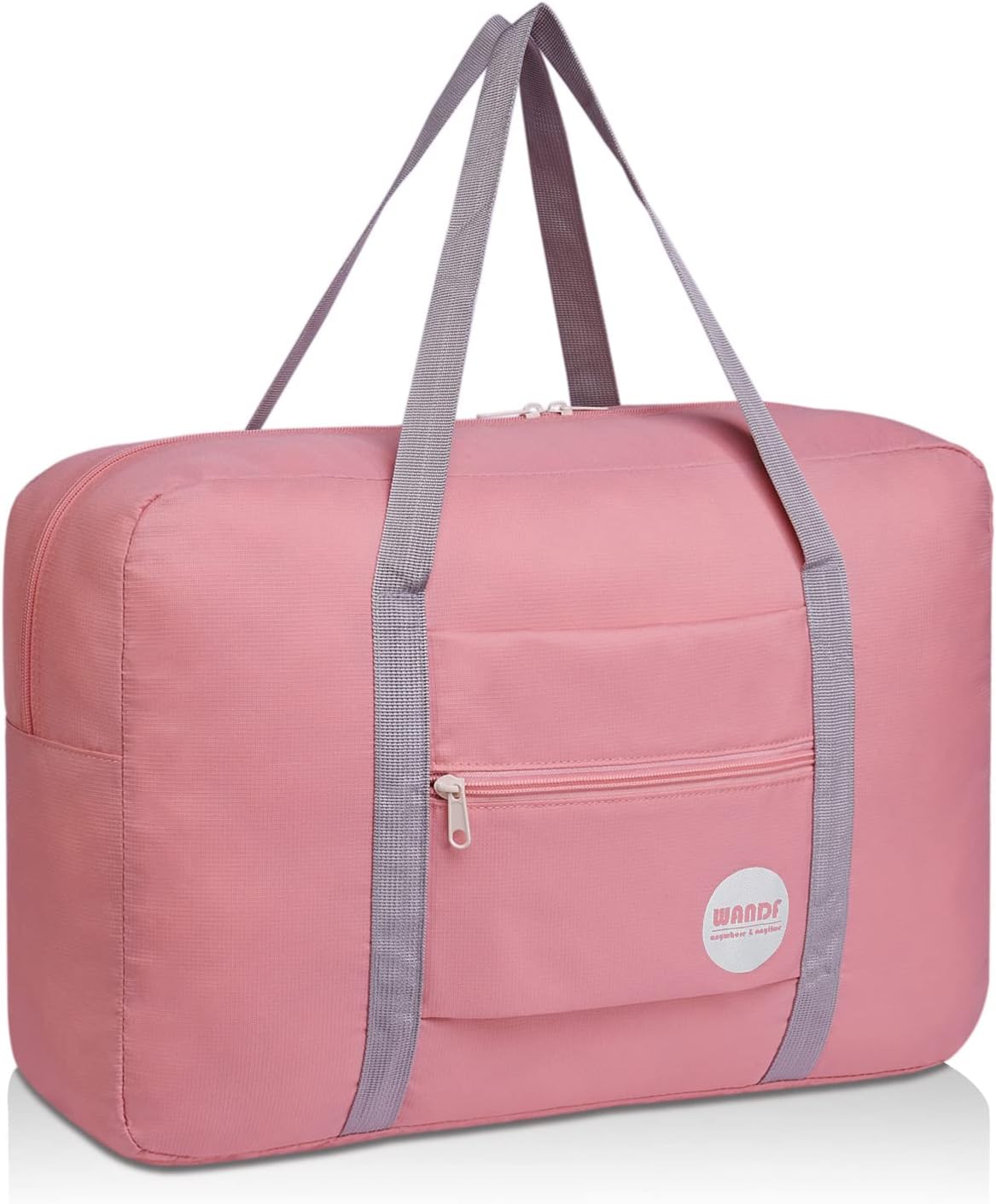 WANDF For Spirit Airlines Personal Item Bag 18x14x8 Travel Duffel Bag Underseat Foldable Carry-on Luggage for Women