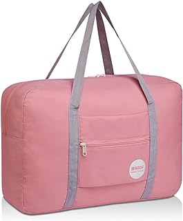 WANDF For Spirit Airlines Personal Item Bag 18x14x8 Travel Duffel Bag Underseat Foldable Carry-on Luggage for Women