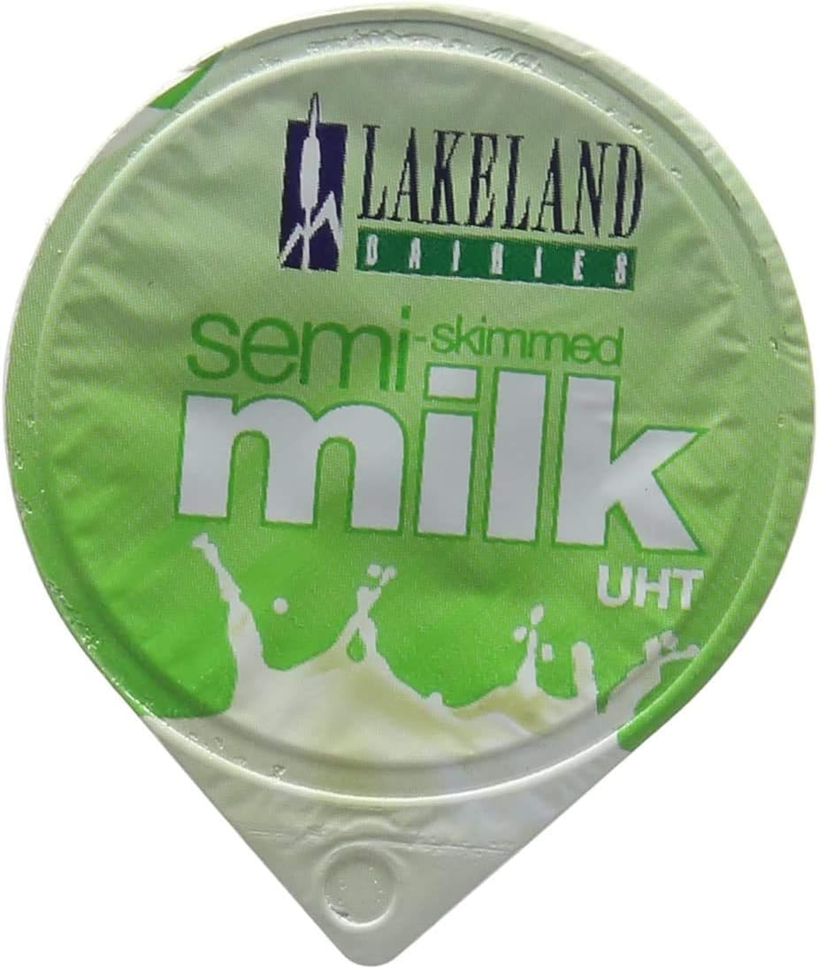 100 UHT Semi Skimmed Milk 12ml portions