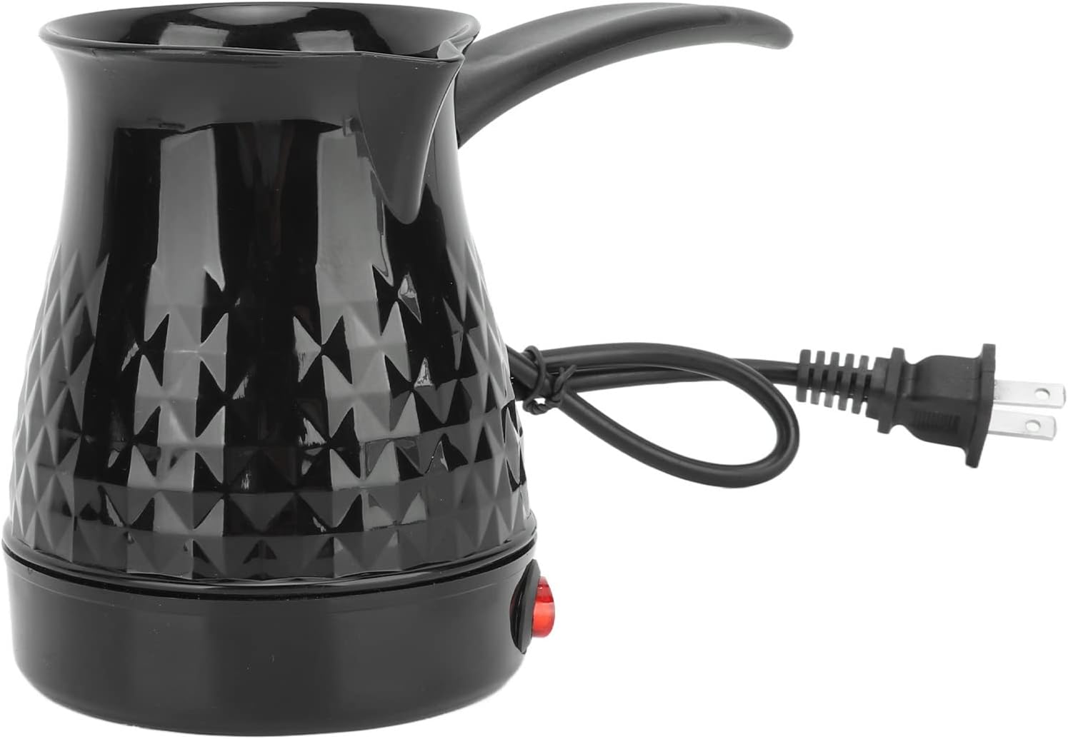 Coffee Maker, ABS Stainless Steel Electric Arabic, Greek & Turkish Coffee Pot, 600ml Even Heating Tea Maker Kettle with Removable & Anti Scald Handle for Greek Arabic Tea, Milk, Butter