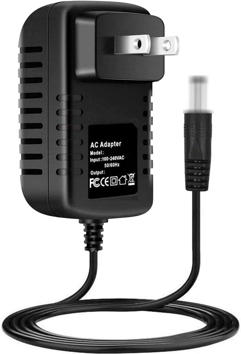 AC-DC Adapter Replacement for JIKADA JK-825 JK825 61 Key Lighting Portable Electronic Beginner Keyboard Piano Kit DC12V 1A 12W 12VDC 1000mA Power Supply Adapter Cord Cable