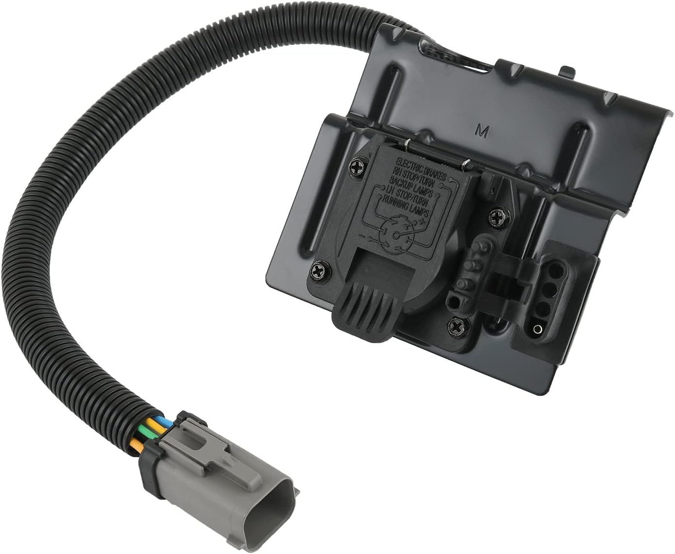 4 & 7 Pin Trailer Tow Wiring Harness Plug Compatible with 1999-2001 Ford F250 F350 Super Duty Replace# YC3Z-13A576-CA