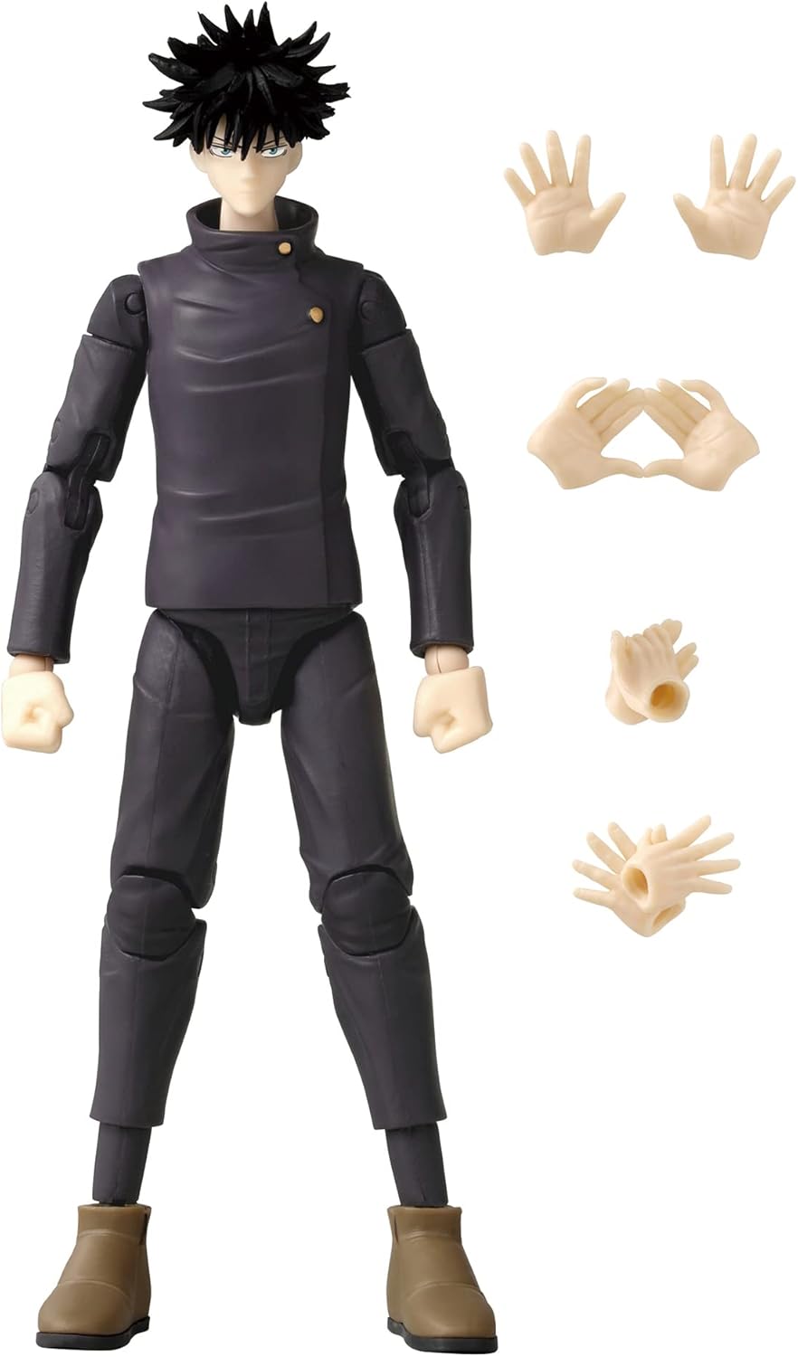ANIME HEROES Bandai Jujutsu Kaisen Figure Megumi Fushiguro | 17cm Megumi Anime Figure With 17 Points Of Articulation And Accessories | Megumi Fushiguro Manga And Anime Figurine Jujutsu Kaisen Merch