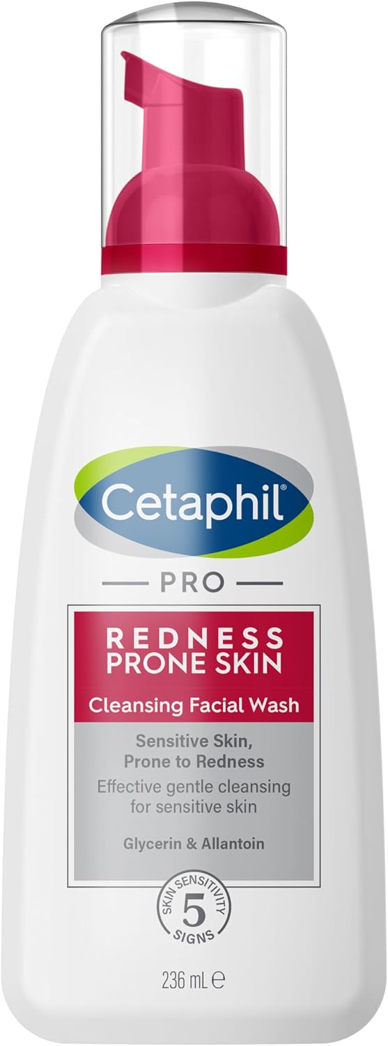 Cetaphil Face Wash, 236ml, PRO Cleansing Facial Wash, For Sensitive & Redness Prone Skin,packaging may vary