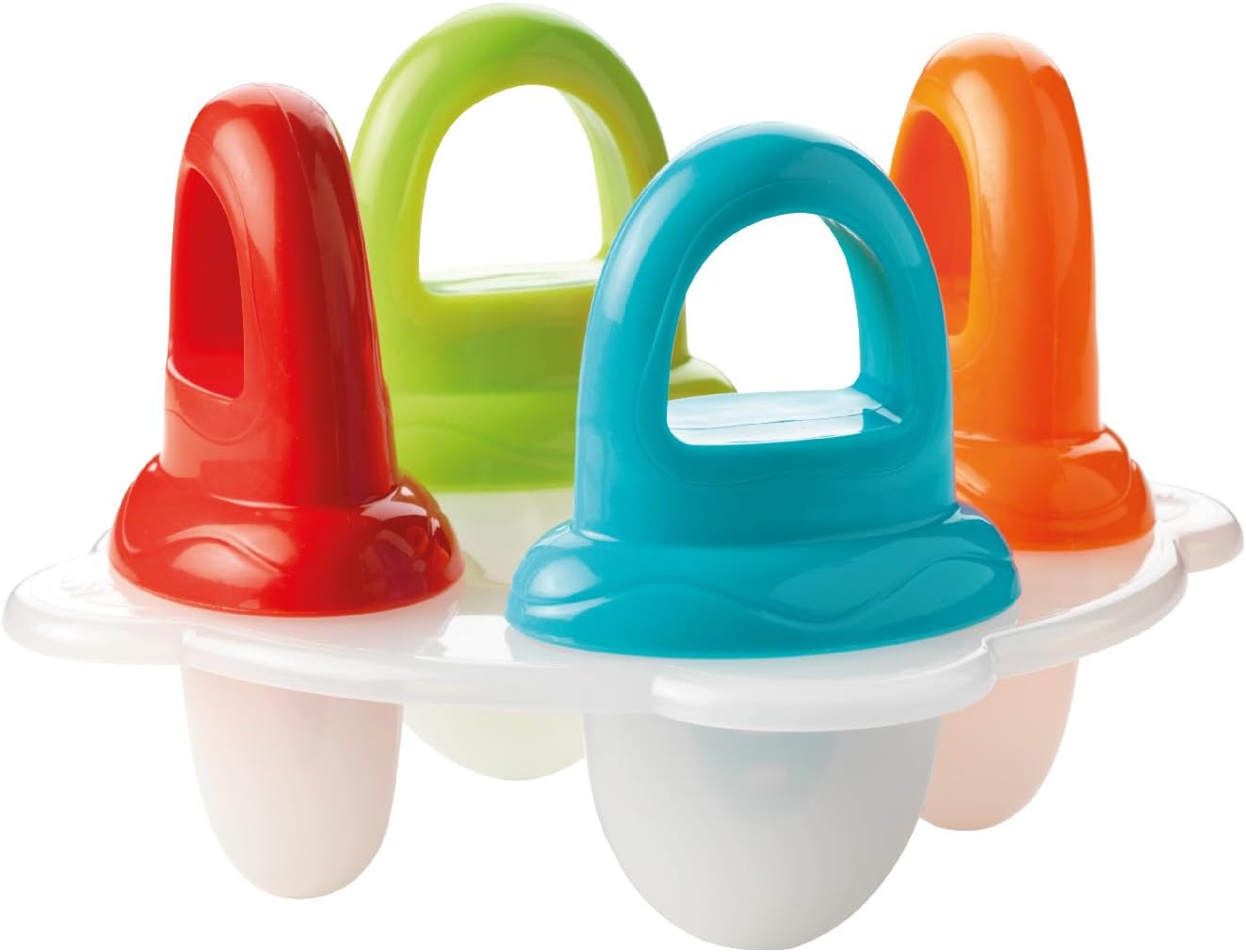 Nuby Fruitcicles, Multicoloured, 4 Count (Pack of 1)
