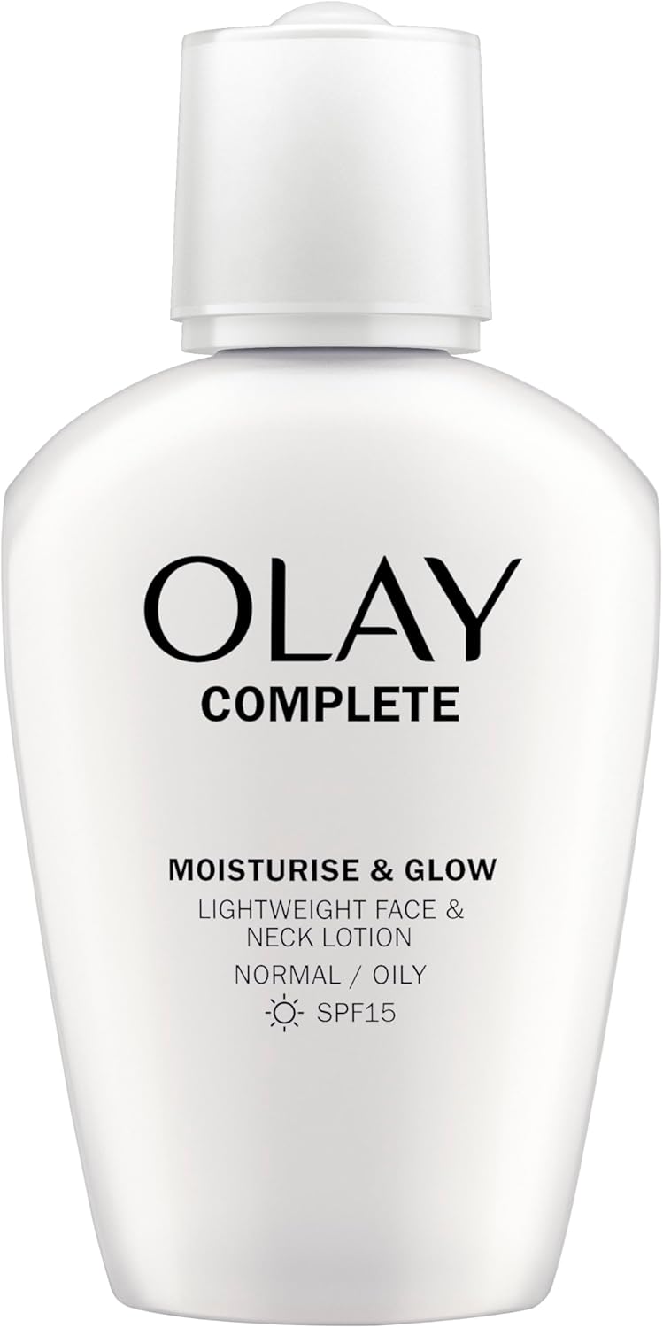 Olay Complete Moisturise & Glow Face And Neck Lotion With SPF15, For Beautiful, Healthy Glowing Skin In Just 1 Day, 200ml