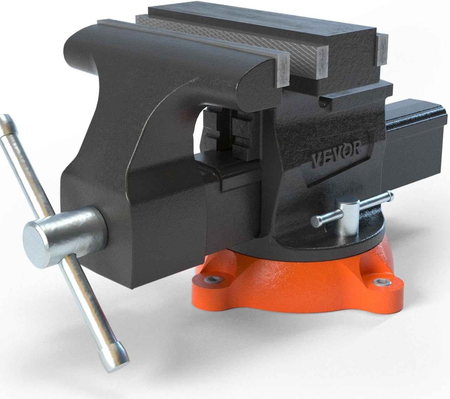 VEVOR Bench Vise 6.5" Jaw Width Multipurpose 360-Degree Swivel Locking Base