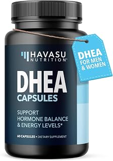 DHEA 50mg Supplement for Hormone Balance - Supports Energy for Men and Women - Dehydroepiandrosterone Capsules for Mood, Aging & Daily Vitality - Non-GMO, Vegan - 60 Capsules, 2-Month Supply
