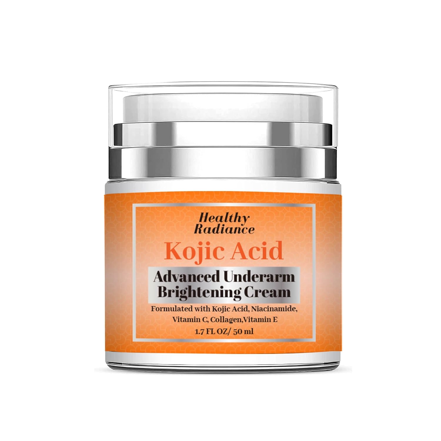 Kojic Acid Underarm Whitening Cream – Brighten & Even Skin Tone, Reduce Dark Spots, Moisturizing Formula for Smooth, Radiant Skin- Non Greasy -Glutathione -Vitamin C-E- Niacinamide 50 Ml