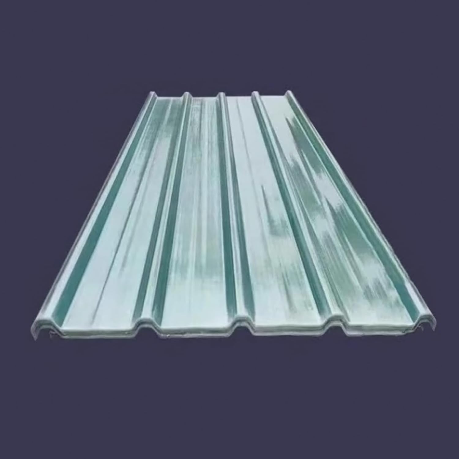 Heavy Duty Roofing Cladding Panel,Corrugated Roofing Sheets,Anti-UV Shed Roof Sheet,Silent Cladding Walling Sheeting,FRP Daylighting Panels,for Outdoor Use,2mm Thick (1 Pcs,35x31in)