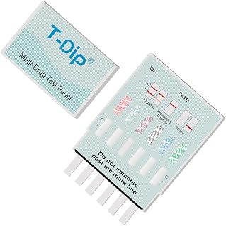 Prime Screen Drug Test 12 Panel Kits (AMP/BAR/BUP/BZO/COC/MET/MDMA/MTD/OPI/OXY/PCP/THC) - Self Check Highly Sensitive Urine Dip Testing - WDOA-6124 (25 Pack)