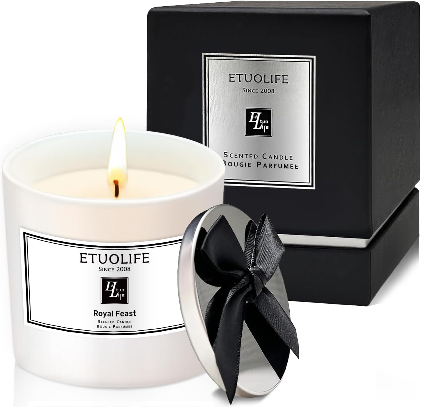 Candle Gifts for Women Men,High-end Luxury Aromatherapy Soy Wax Candle Gift for Home Decor,Scented Candles for Christmas Wedding Valentine's Day Birthday Mother's Day,Promotes Sleep Relieves Stress