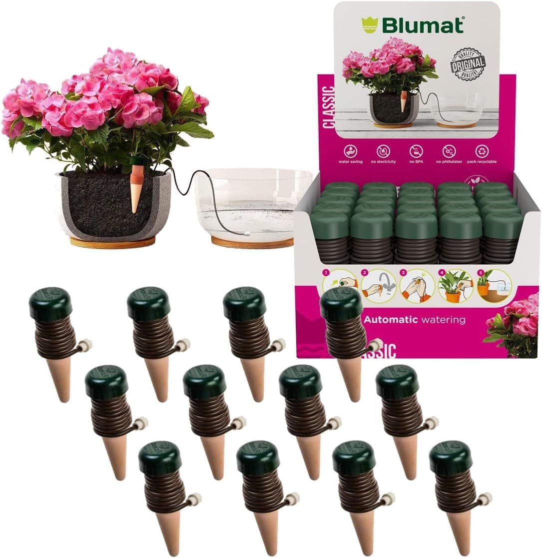 Blumat Classic Self-Watering Stakes, 12 Pack, Without Adapter
