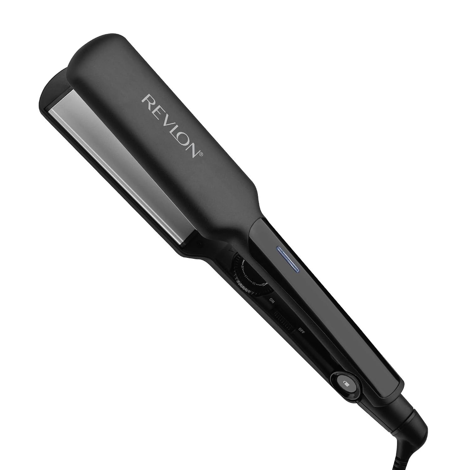 REVLON Ceramic Coated 2" Flat Iron Hair Straightener, Black