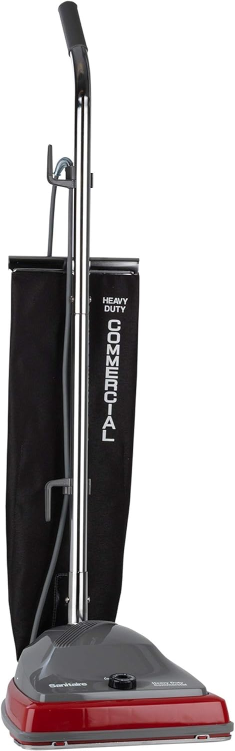 Sanitaire SC679K Tradition Upright Commercial Bagged Vacuum, Red