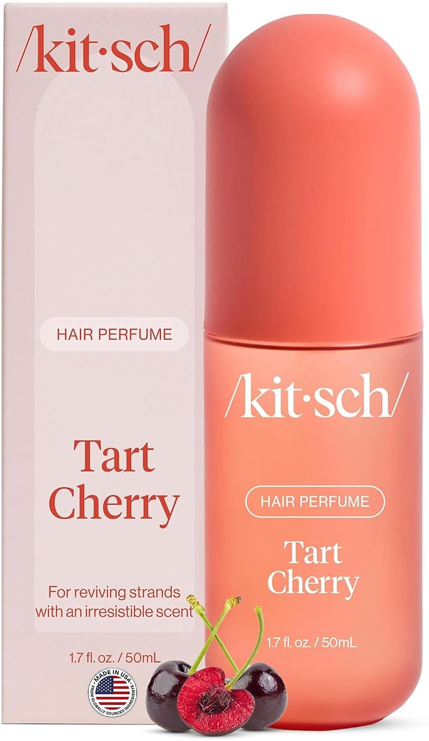 Kitsch Hair Perfume for Women – Hair Spray & Body Mist – Tart Cherry, 50mL