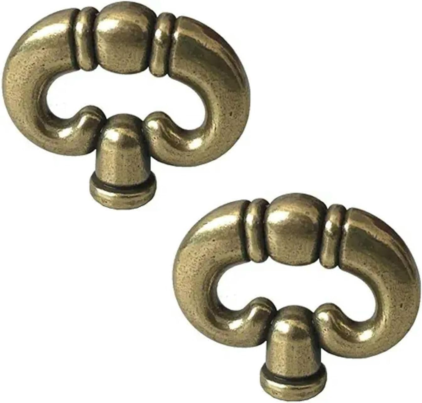 2Pcs Ring, Antique Bronze Vintage Style Drawer Knob Ring with Back Plate Antique Black Bronze Drawer Pull Dresser Pull Cabinet Knob Kitchen Door Knob Hardware Accessories