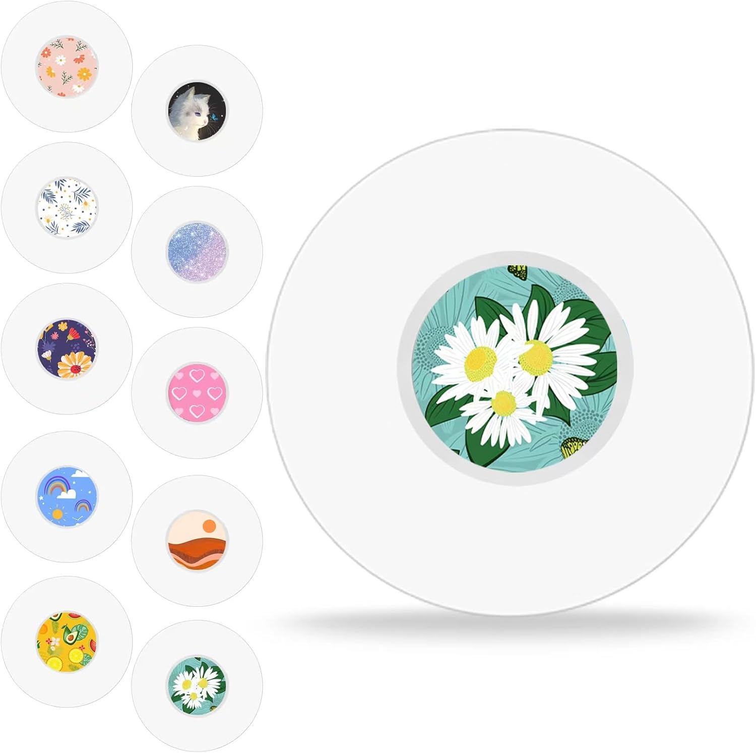 Waterproof Sensor Covers for Libre 3 & Freestyle Sticker Total 40Pack Hypoallergenic Overpatch Tape Transparent Adhesive Patches Lasting to 15 Days Long Stay（Sensor not Included）