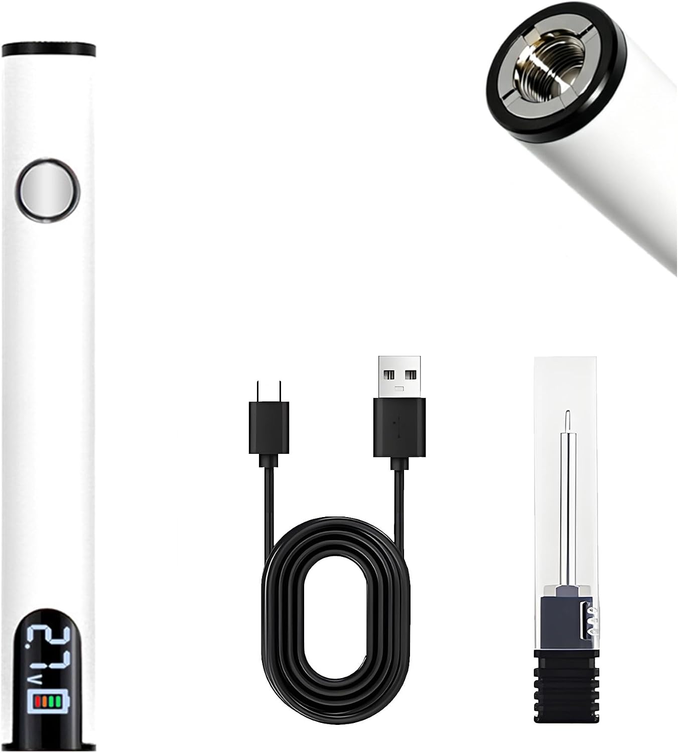 Thread Burner Kit, LCD 2.7V/3.4V/4.2V, Rechargeable (White)