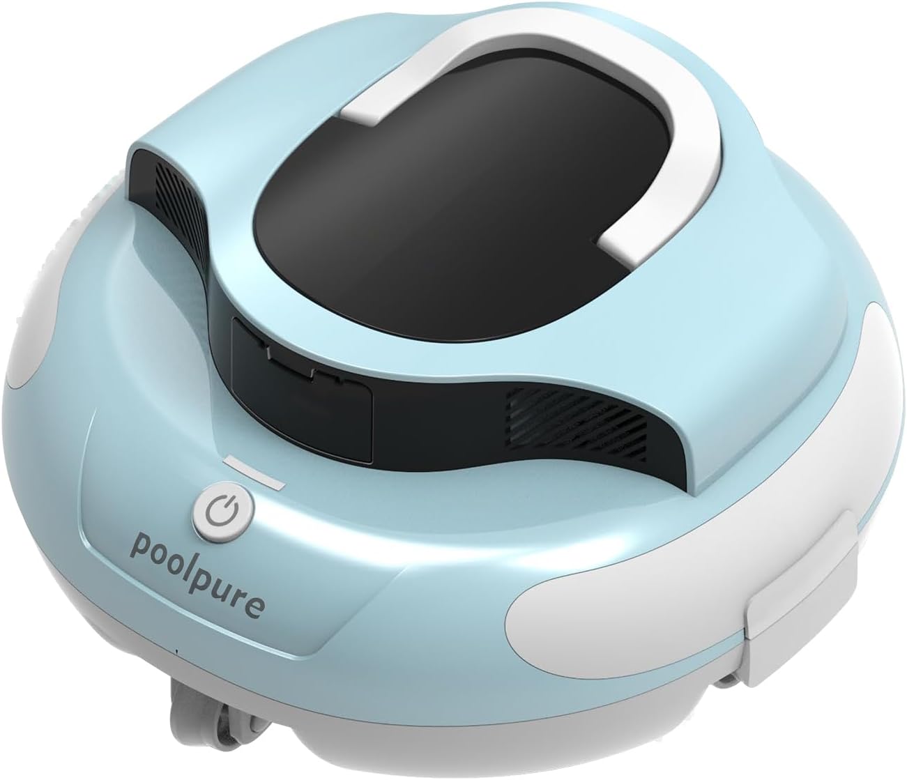 AquaGuard SE III Cord-Free Robotic Pool Cleaner with Dual 30w Motors, Self-Parking, Ideal for Pools Up to 40 Feet, 100-Minute Runtime, Pool Vacuum Robot, 2025 Upgrade (White Blue)