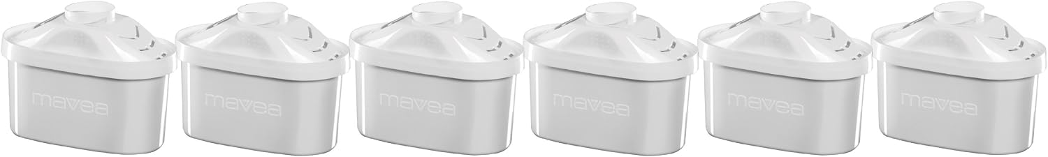 MAVEA Maxtra 6-Pack Replacement Filter for MAVEA Water Filtration Pitcher