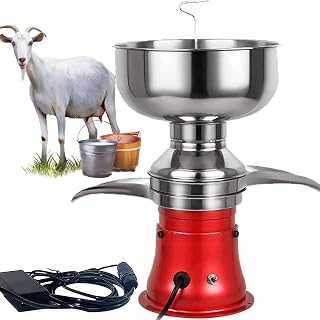 EAGLEG 80L/H Fresh Milk Cream Centrifugal Separator, Kitchen Centrifuge Cream Machine, Electric Cream Separator, Milk Separating Machine, for Home Dairy Farm Use