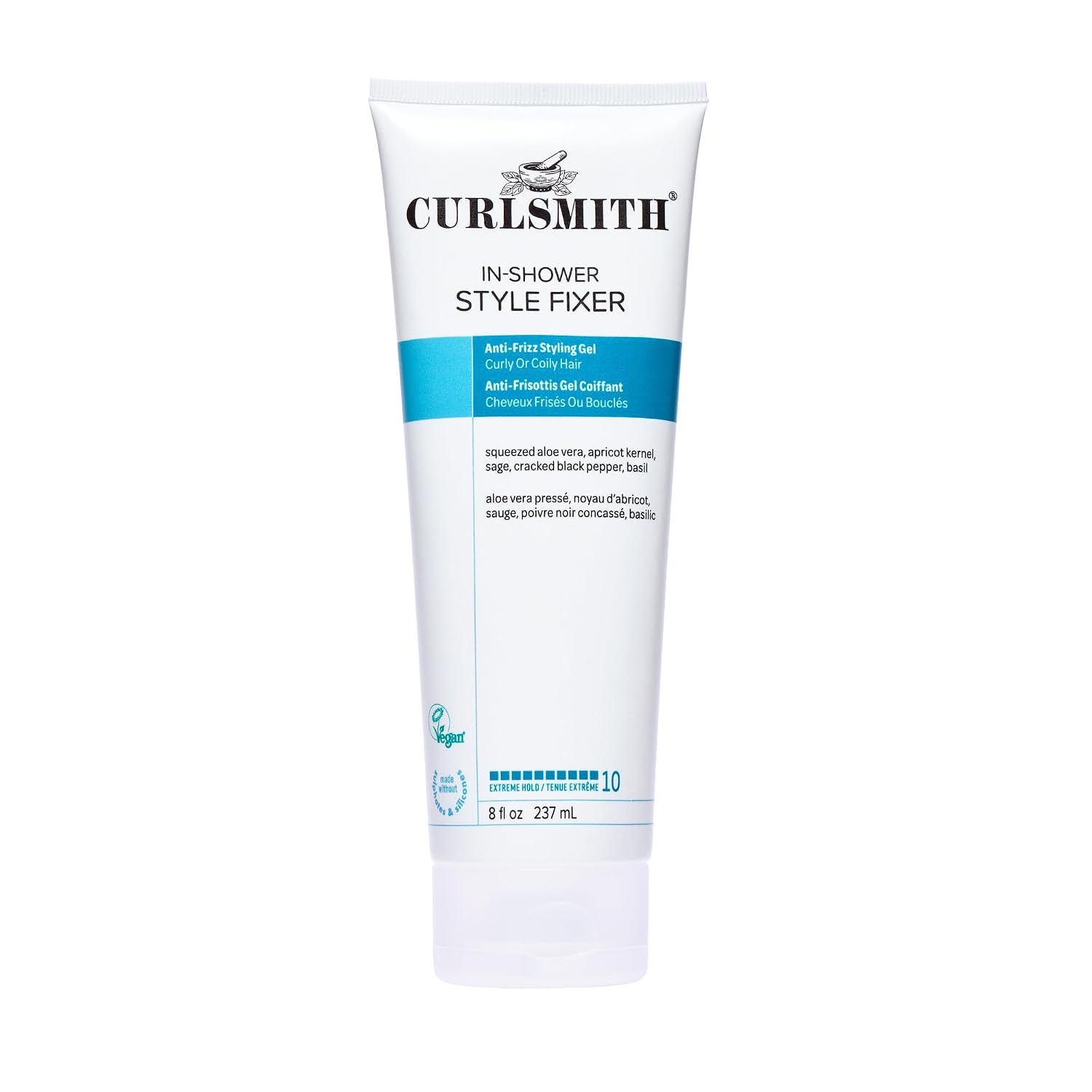 CURLSMITH In-Shower Style Fixer Strong Hold Gel for Curls (8 oz)