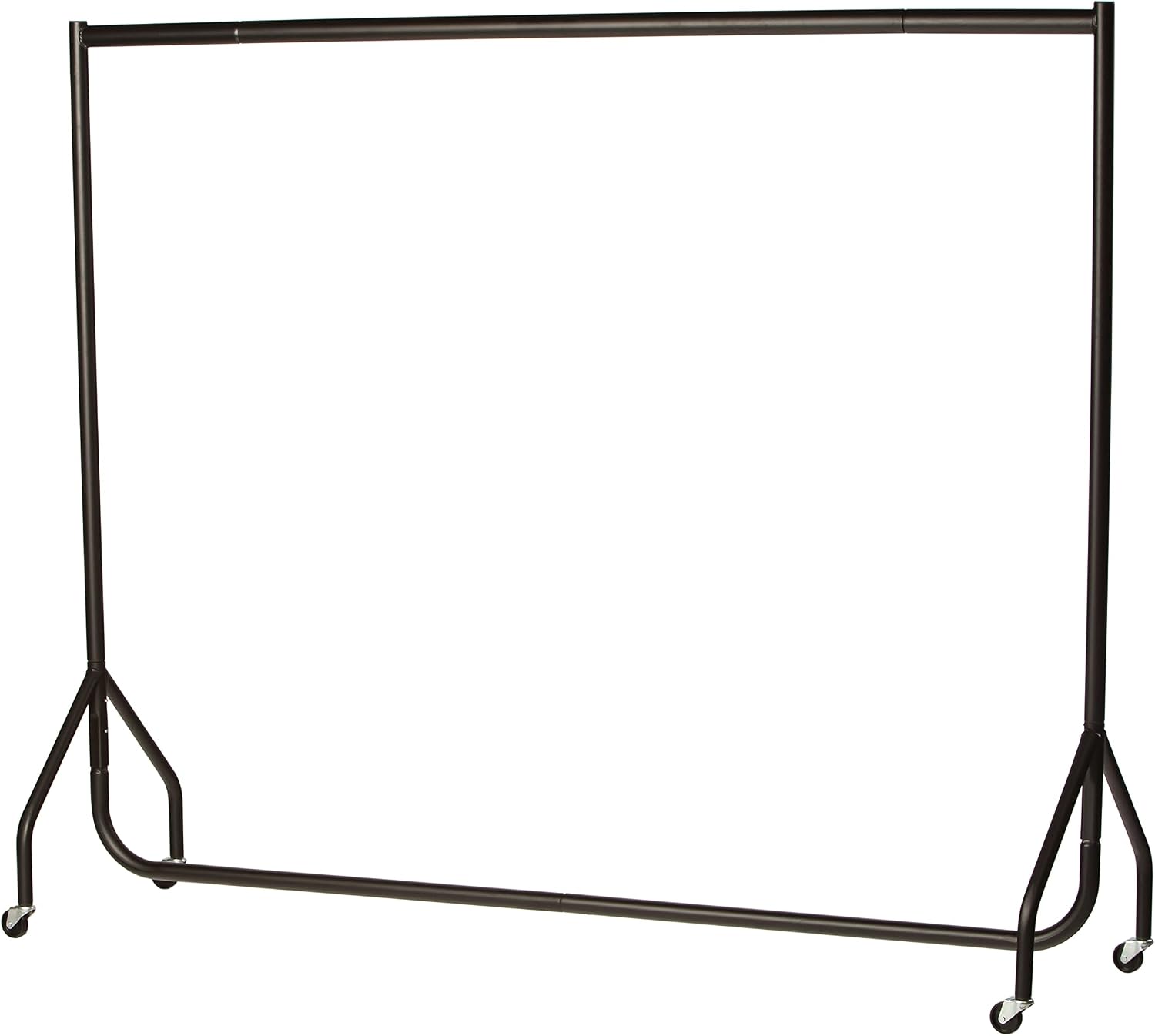 The Shopfitting Shop Heavy Duty Clothes Rail Garment Rail 6ft Long x 5ft High Metal Storage Hanging Rack