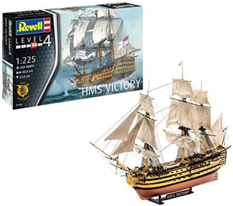 Revell 05408 H.M.S. Victory 1:225 Scale Unbuilt/Unpainted Plastic Model Kit