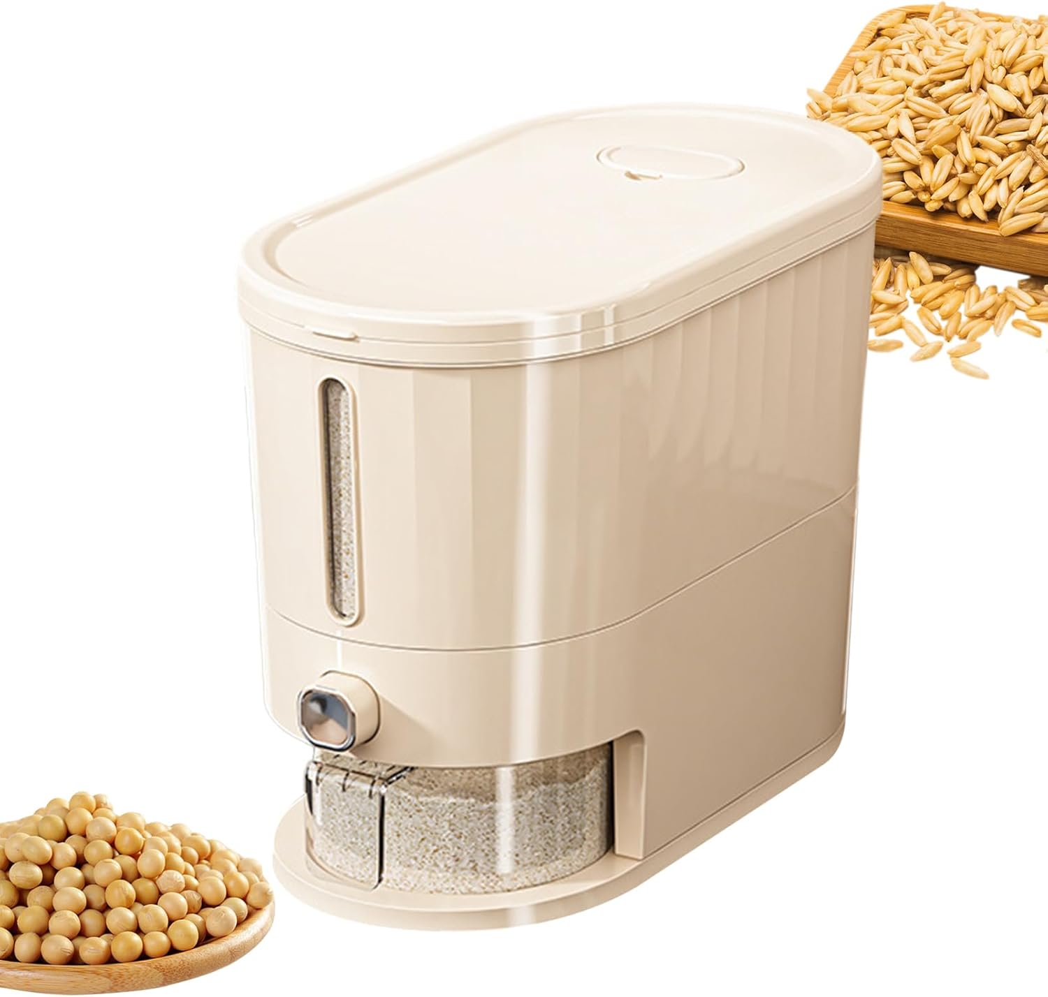 Nixiara Pantry Staples Keeper - Dry Goods Storage, Food Cereal Organizer | Dust Rice Storage Bucket With Sealed Lid, Food Preserver