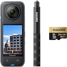 Insta360 X4 Construction Bundle - 360° Construction Camera, 8K30fps 360 HDR Video, 72MP Photo, 11K Timelapses, Supports DroneDeploy, OpenSpace, Cupix, Oculo, WhiteHelmet & More