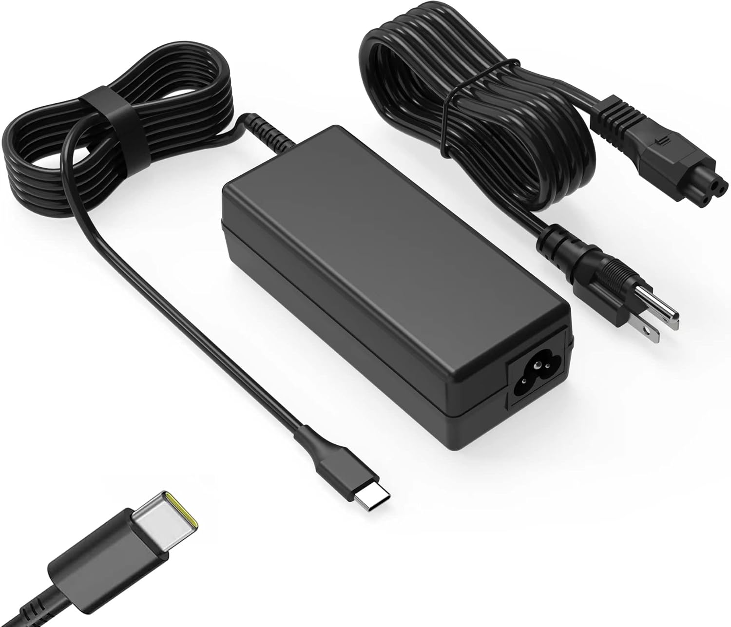 SLE-TECH Universal 65W Laptop Charger USB C Compatible with Hp Chroembook Lenovo Thinkpad/Yoga Dell Chromebook 3100 Asus,Samsung,Acer,Google Series Type C Power Cord