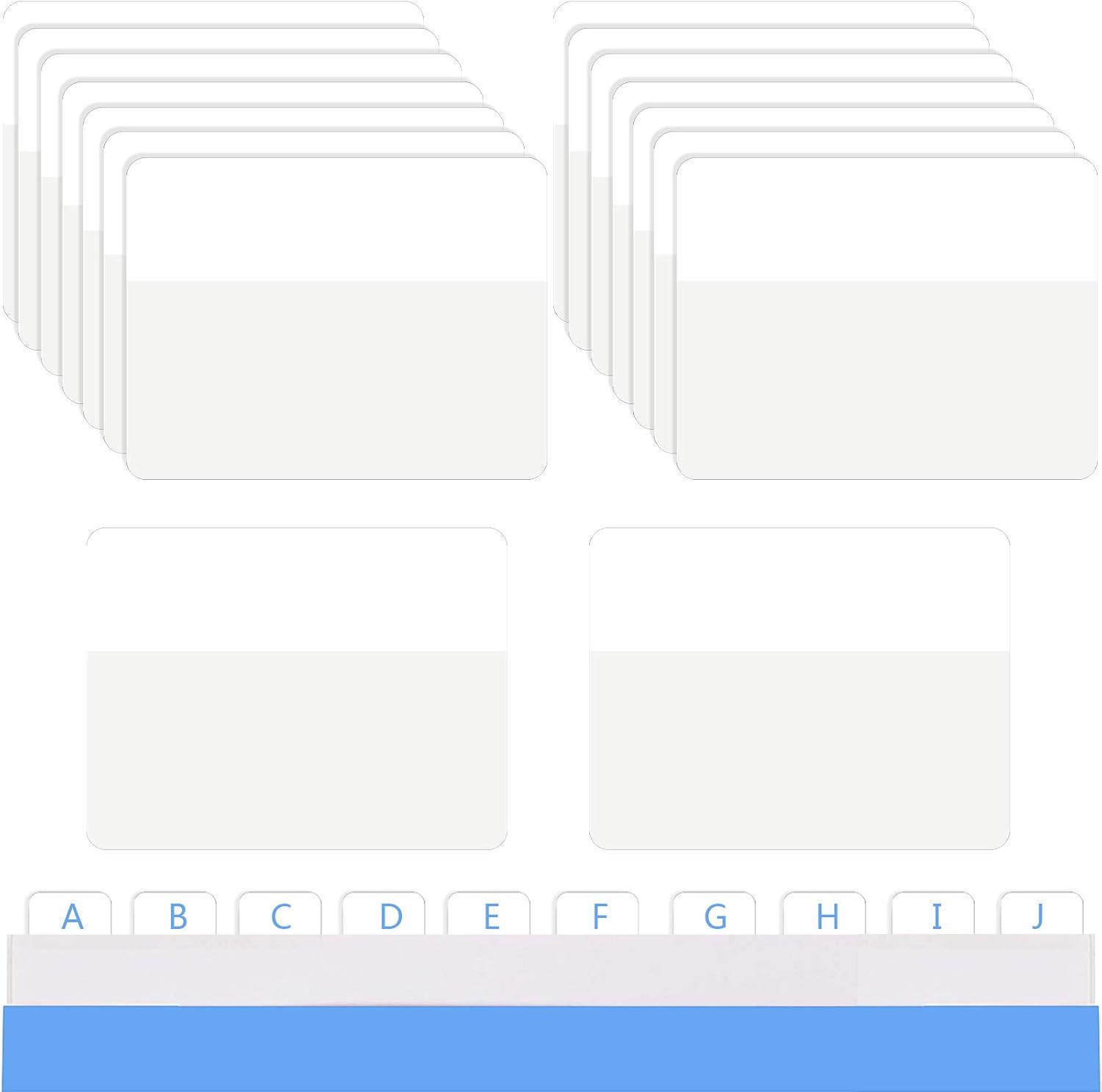 Sticky Index Tabs Page Marker Pop-up Page Flags Notes Tabs, 1.6 x 2 Inch, White (400 Pieces)