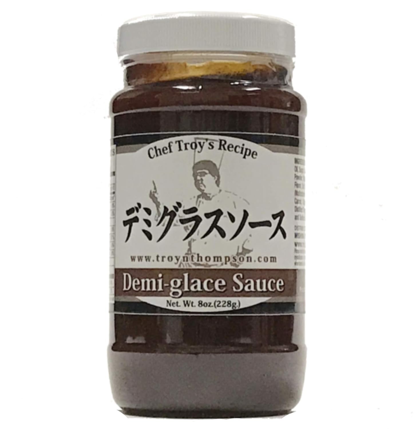 Mishima Japanese Style Demi-Glace Sauce (Chef Troy's Recipe) - 8 oz | Pack of 1