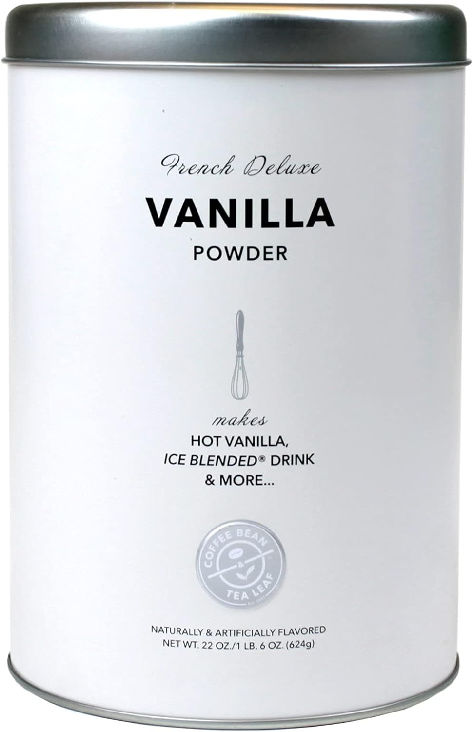 Coffee Bean & Tea Leaf O, French Deluxe Vanilla Powder, Coffee & Drink Powder Cream Powder, 22 Ounce Container