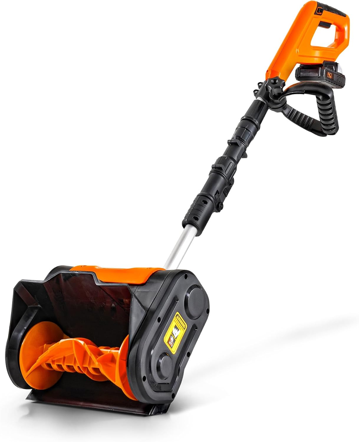 SuperHandy Cordless Snow Shovel, 20V 2Ah Electric Snow Thrower - Lightweight, 10"x5" Clearing Path, 25 ft Throwing Distance, 300 lbs/Min Snow Capacity (2025)