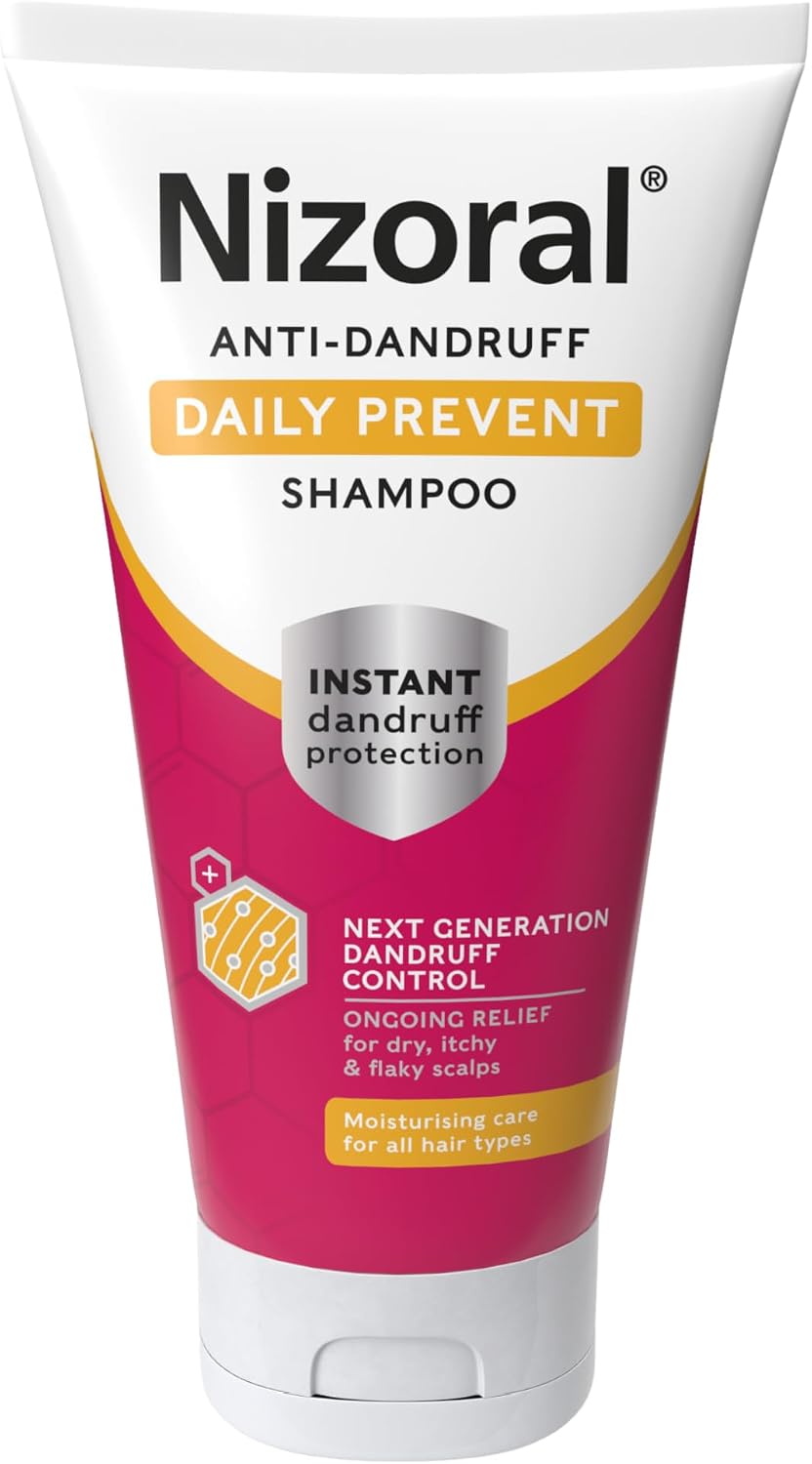 Nizoral Anti-Dandruff Daily Prevent Shampoo, Itchy Scalp Relief, 200ml