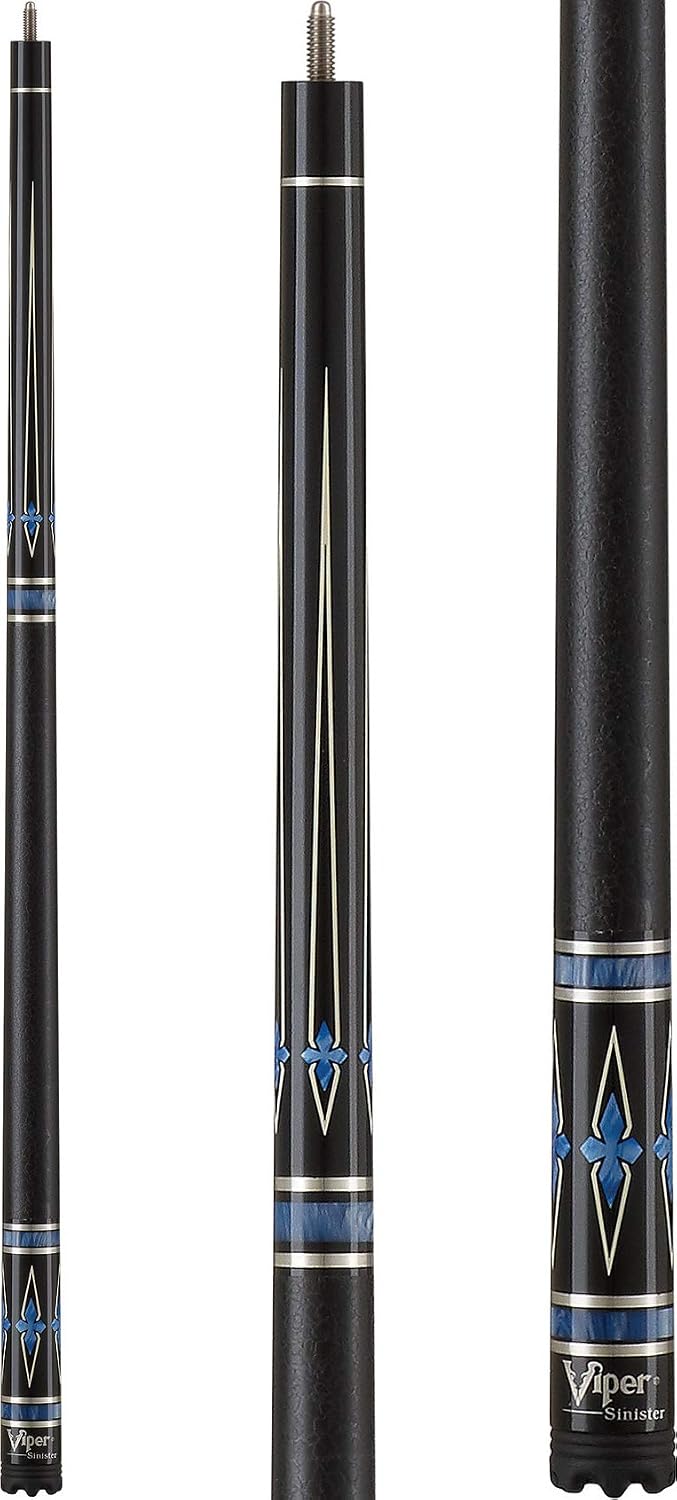 Viper by GLD Products Sinister 58" Pool Cue Stick, 8 Finishes, 18-21 Oz