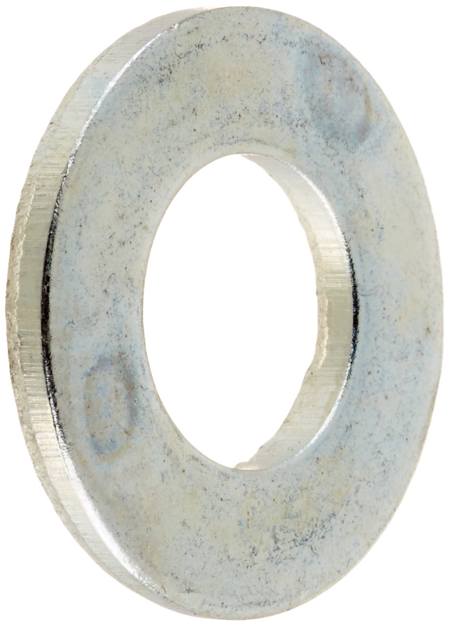 Small Parts 31WSAEPK Steel Flat Washer, Zinc Plated Finish, ASME B18.22.1, 5/16" Screw Size, 11/32" ID, 11/16" OD, 0.065" Thick (Pack of 100)