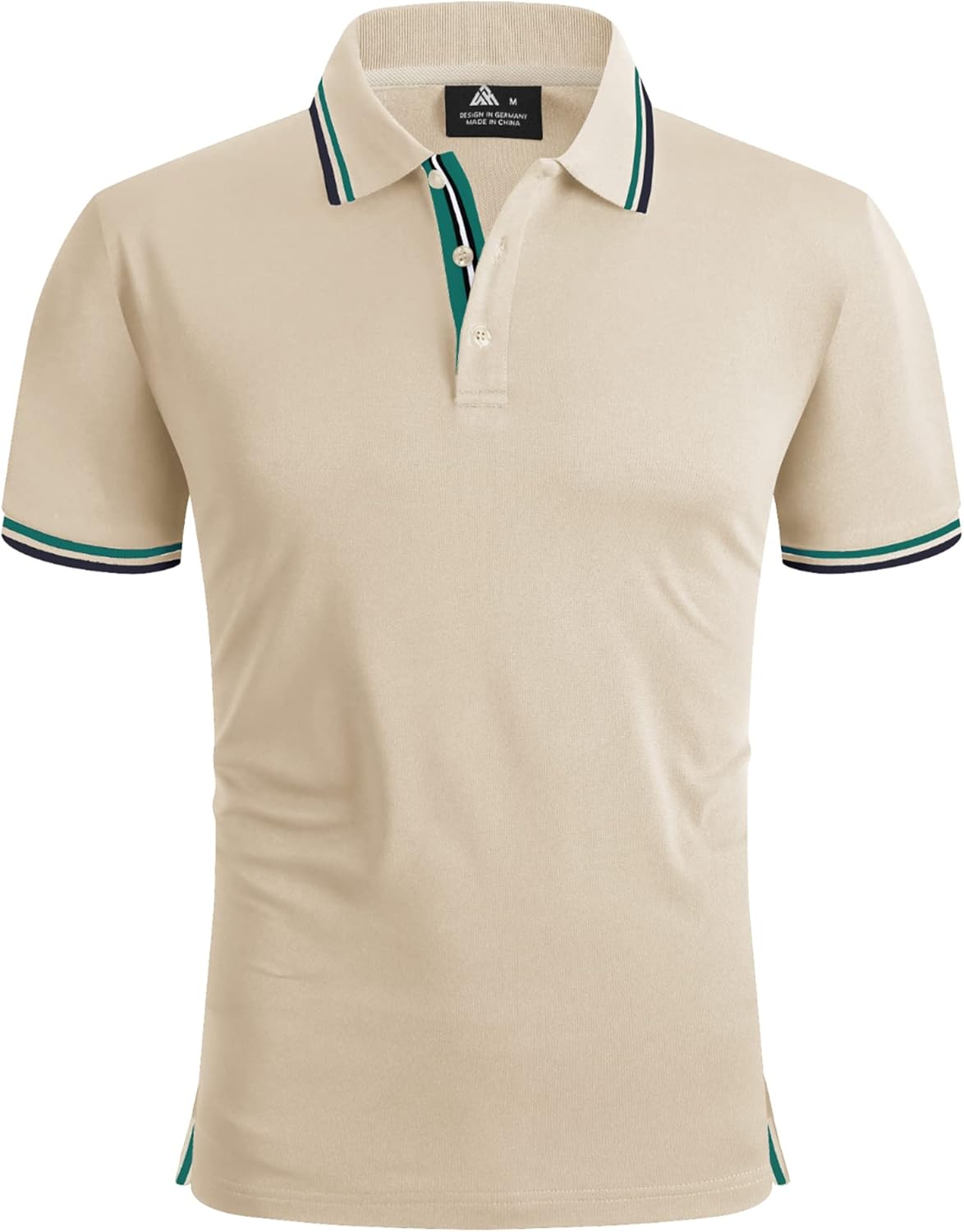 V VALANCH Mens Golf Polo Shirts Short Sleeve Moisture Wicking Golf Polo Shirts Collared Athletic Tennis Shirt