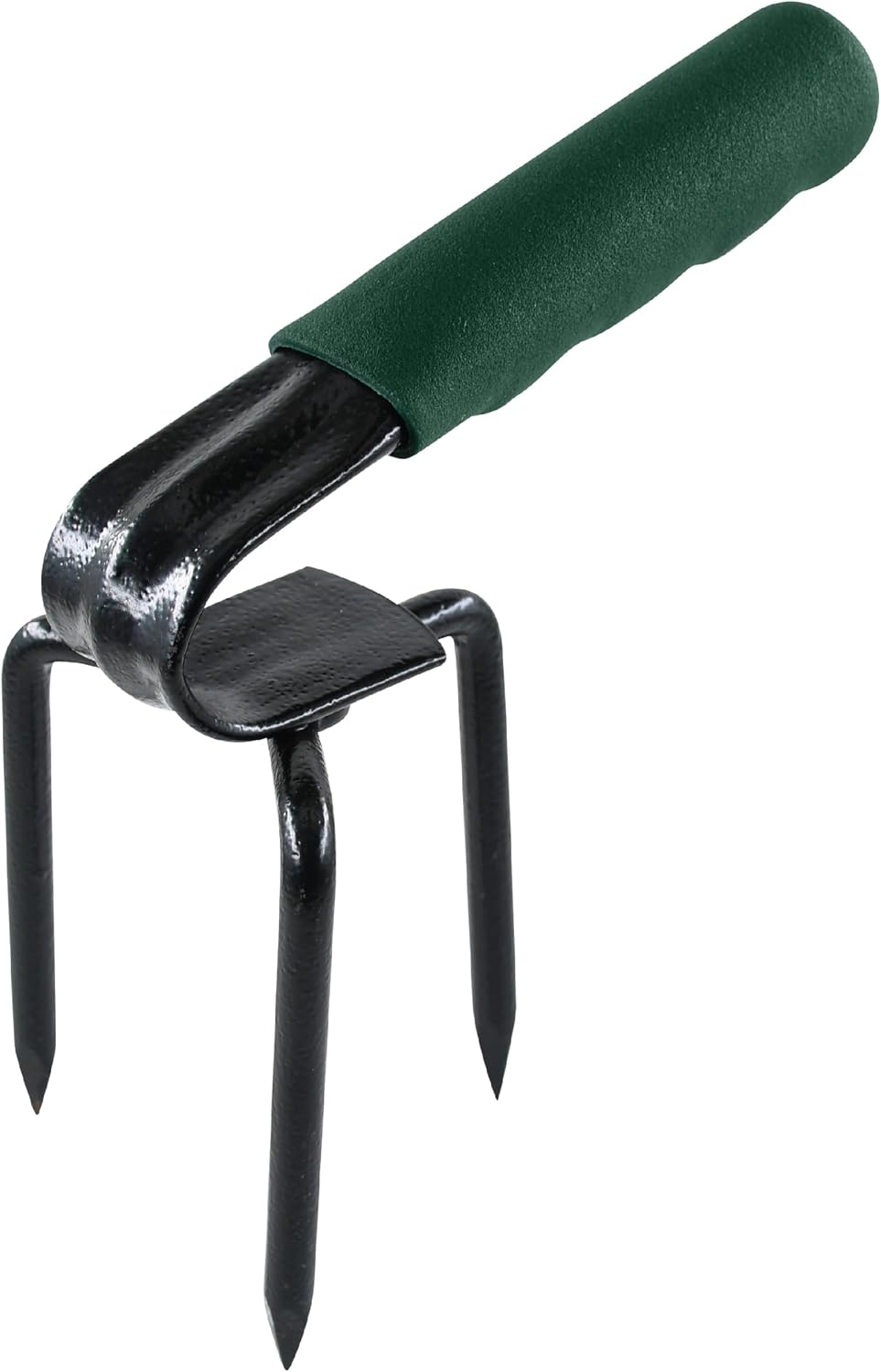 Faithfull Essentials Mini-Prong Hand Cultivator, Carbon Steel Garden Claw for Breaking Up Soil in Pots, Flower Beds & Vegetable Patches