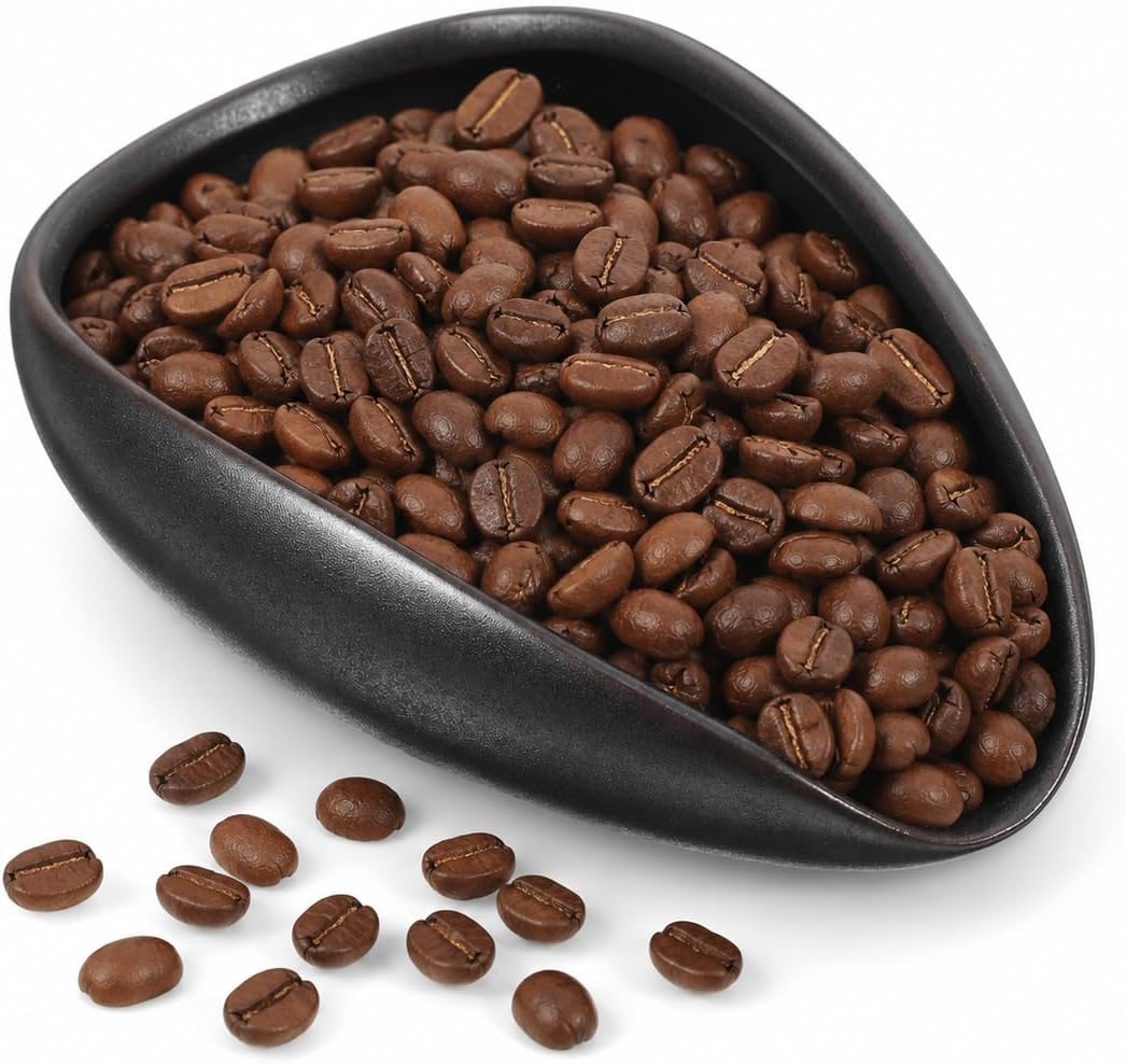 VOSAREA Ceramic Coffee Bean Dosing Tray Multi-functional Measuring Cup for Coffee Beans Powder and Tea Leaves High-temperature Resistant Kitchen Accessory