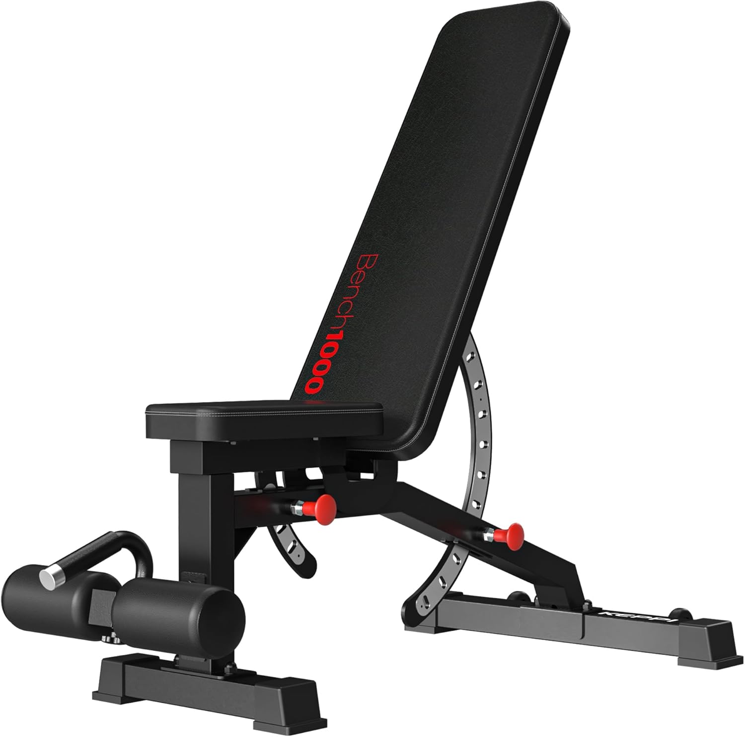 Keppi 1000 LB Weight Bench-Adjustable Workout Bench Press Set for Home Gym Strength Training, Incline Decline Flat Sit Up Bench for Full Body Strength Training