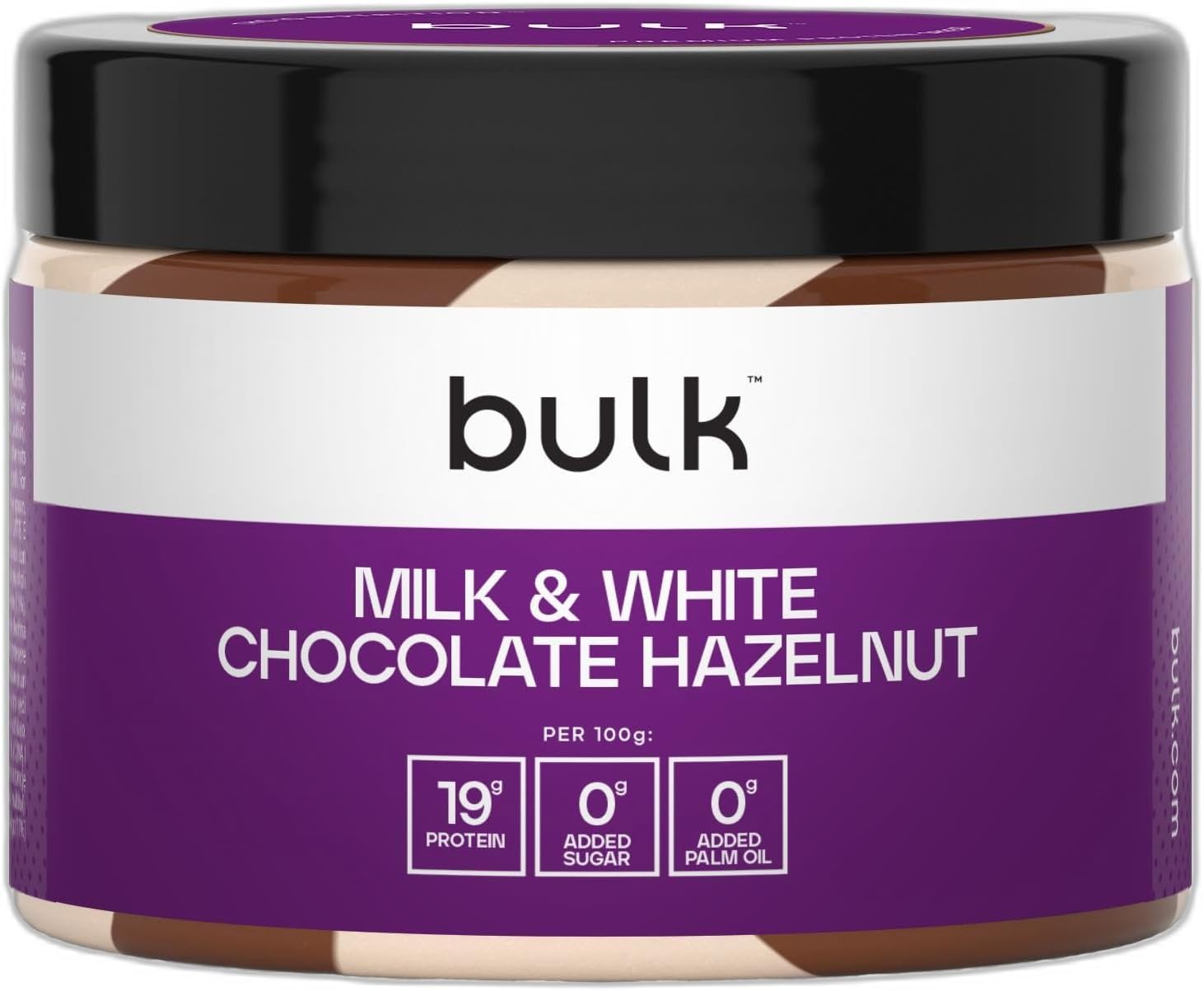 Bulk Protein Duo Spread, Milk & White Chocolate Hazelnut, 500 g
