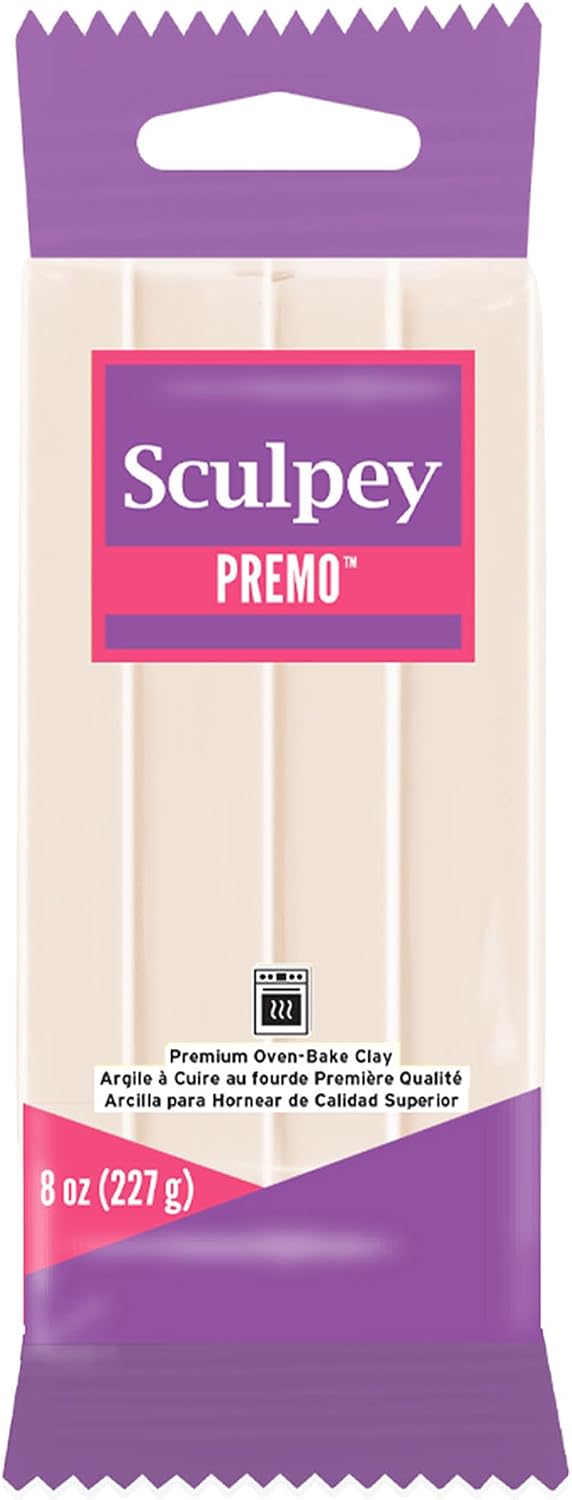 Polyform Premo Sculpey Polymer Clay 8 oz Translucent