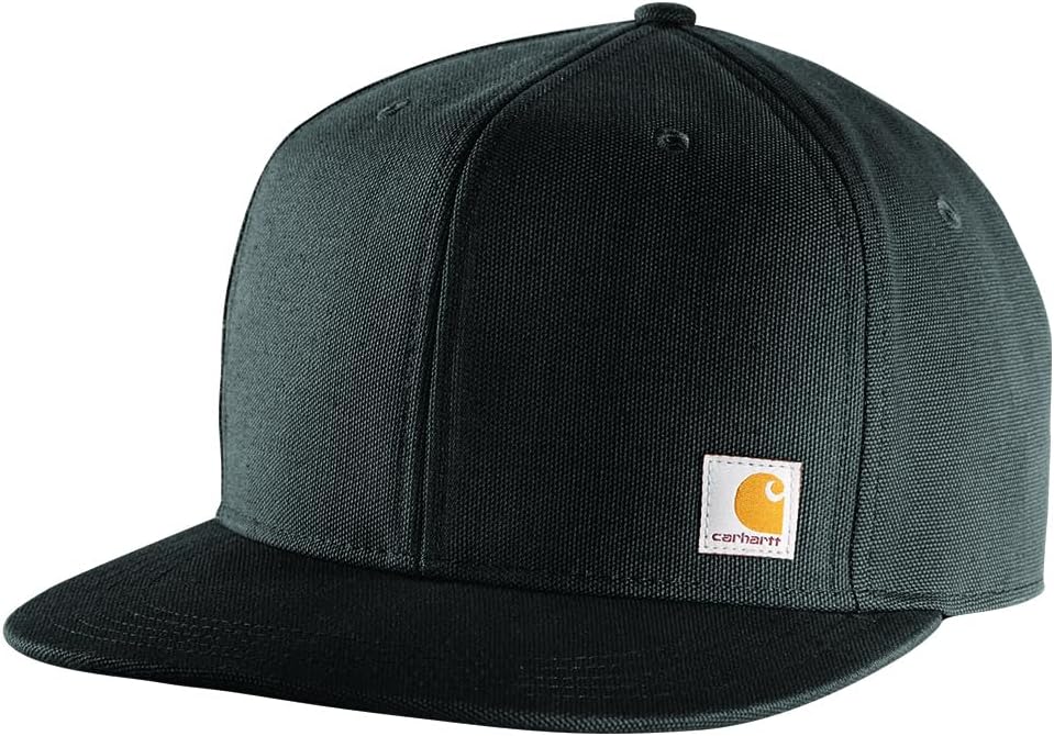 Carhartt Men's 106665 Firm Duck Flat Brim Cap