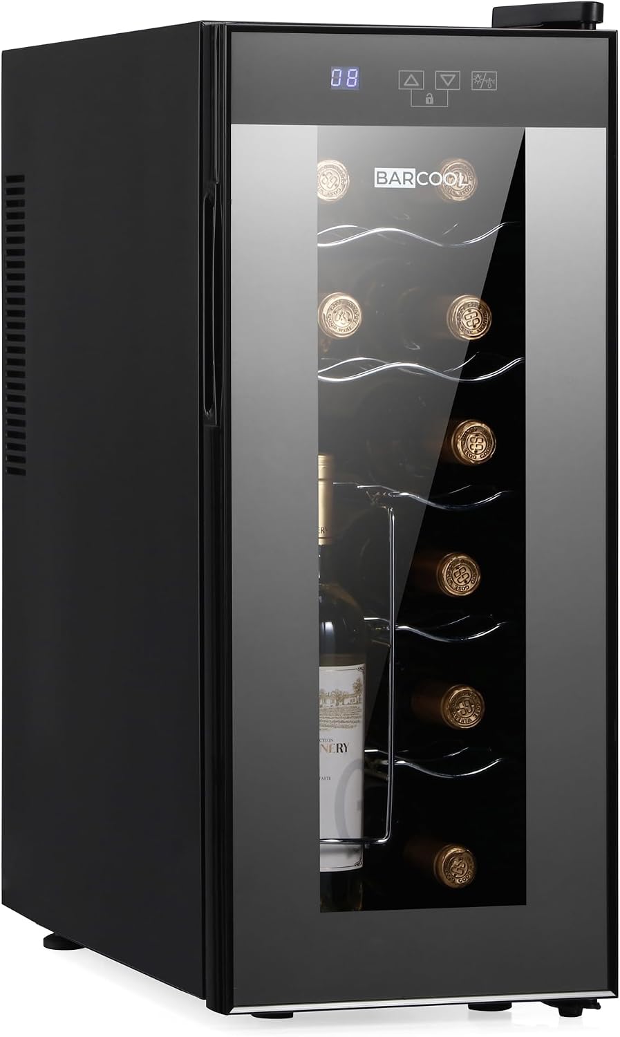 Barcool VINO12 Slim Wine Fridge | 12 Bottles | 5-18°C | Tabletop