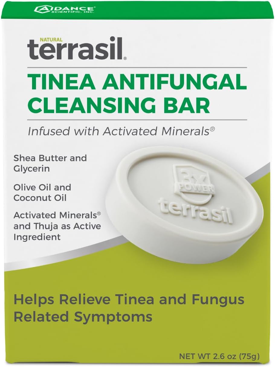 terrasil Tinea Versicolor Antifungal Treatment Soap, 75g Bar