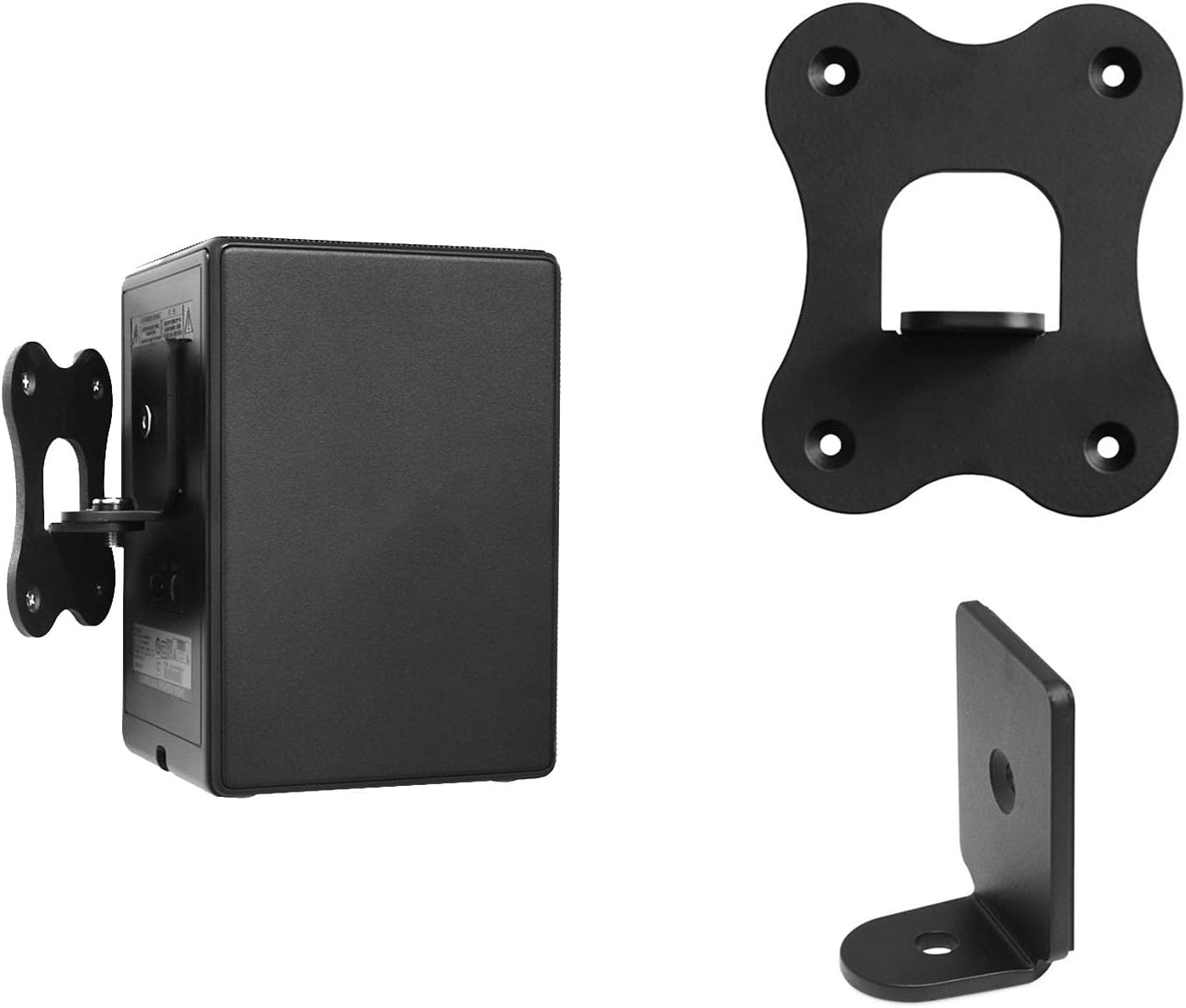 ZLYLVRC Speaker Wall Mount Brackets Compsatible for Samsung SWA-9500S/XZ Swivel-Left and Right Speaker Holder Bracket Wall Shelf Holder